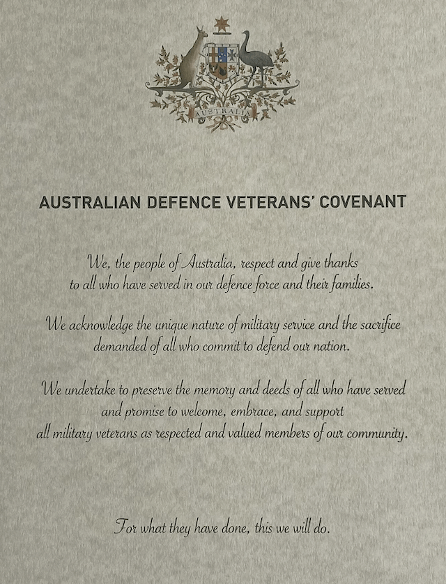 Australian Defence Veterans' Covenant